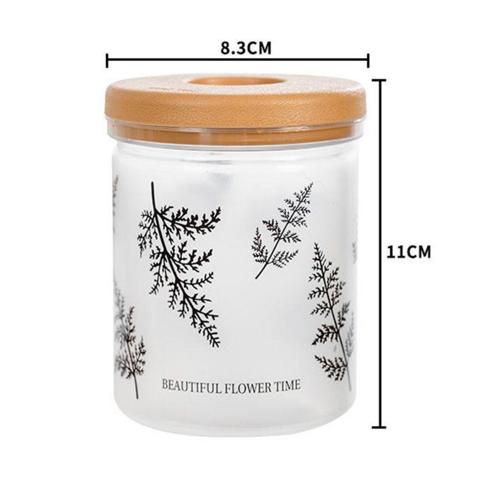 Transparent Hydroponic Flower Pot Wooden Style Lid Plastic Flower Pot New Plant Vase Nordic Style