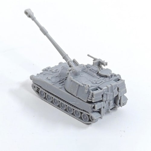 5 шт. 1/144 DIY Самоходная гаубица M109 (Паладин) 3D-модель из смолы - Американская мобильная артиллерийская система