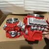 Кружка 3D из нержавеющей стали с изображением двигателя V8Кружка из смолы с изображением двигателя V8