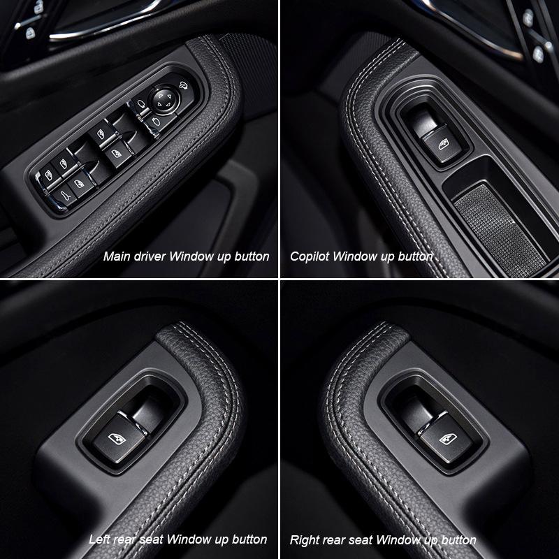 AABKV1 For Porsche Cayenne 2011-2017 Panamera 2010-2016 Macan 2014-2021 Car Window Lifter Button Cap Replacement Windows Switch Button