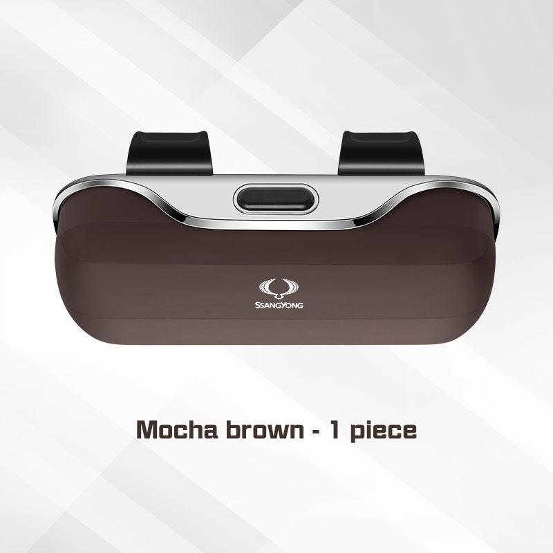 Car Visor Glasses Box Eyeglass Case For SsangYong Korando Rexton Actyon RODIUS Kyron M200 Musso Sunglasses Holder Accessories WW25