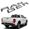 Car 3D ABS Tailgate Rear Trunk Body Badge Emblem Decals Sticker Nameplate For Ford Ranger T6 Letters Logo Styling