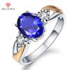 Created Blue Sapphire Rings For Women Jewelry Ring Wedding Engagement Party Gift Sapphire Ring
