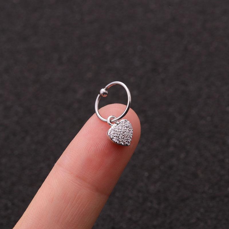 Ювелирные изделия 1 шт. великолепные хрустальные серьги-кольца хрящ спираль пирсинг пупка кольцо трагус ручная работа