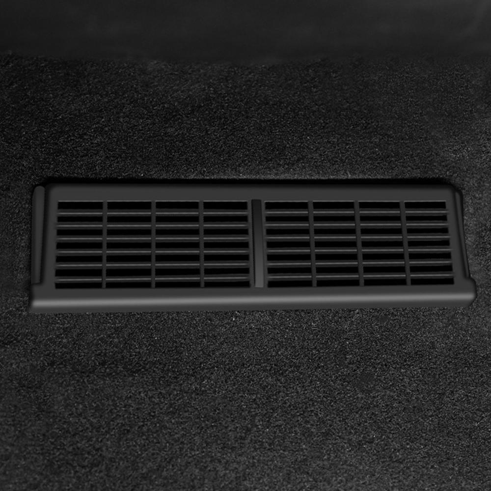 Украшение Модифицированная крышка воздуховыпускного отверстия автомобиля Модель Y Аксессуары 2 шт. Для Tesla Модель Y Под сиденьем Вентиляционная защитная крышка Пылезащитные защитные чехлы