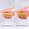 Nail Brush Easy To Clean Double Side Thicken Cleaning Wooden Handle Natural Bristles Brush