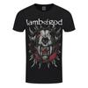 Унисекс Хлопковая футболка Lamb Of God для взрослых, с круглым вырезом