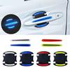 4Pcs Anti-Scratch Car Door Handle Bowl Reflective Stickers Strip Protective Film