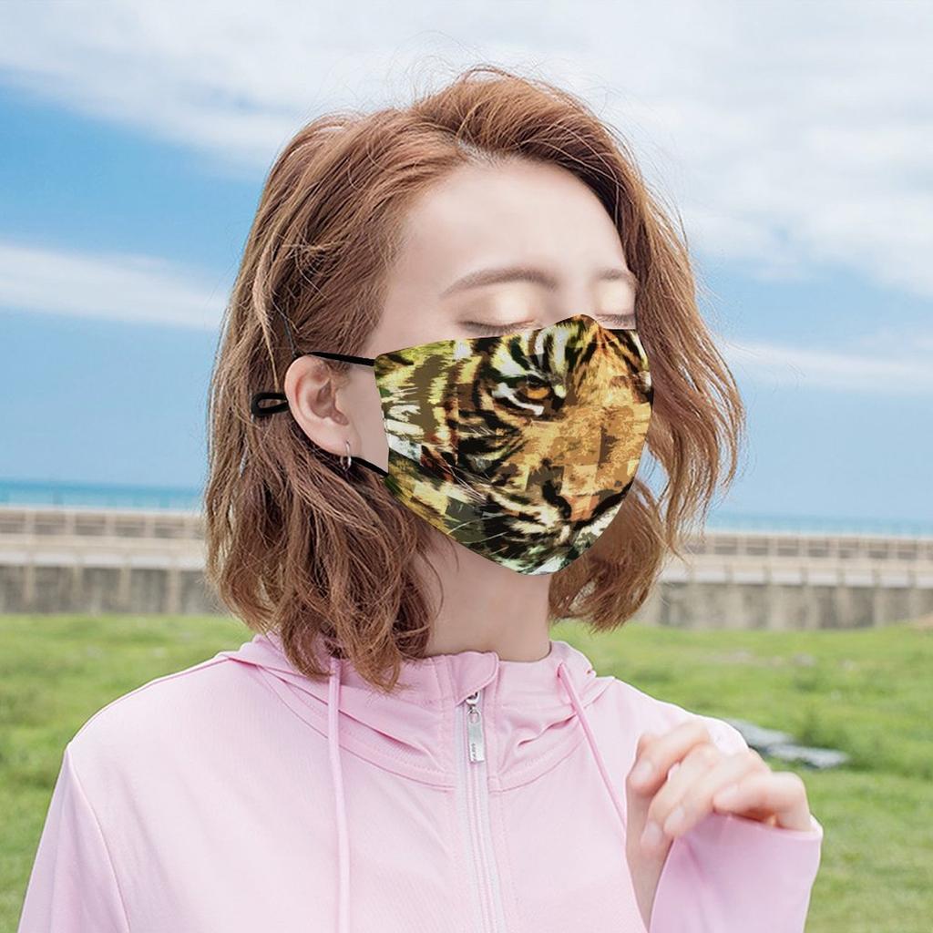 1 упаковка гибкой нейлоновой пылезащитной маски со сменными фильтрами 5/10/15, обеспечивающая воздухопроницаемую защиту для повседневной деятельности