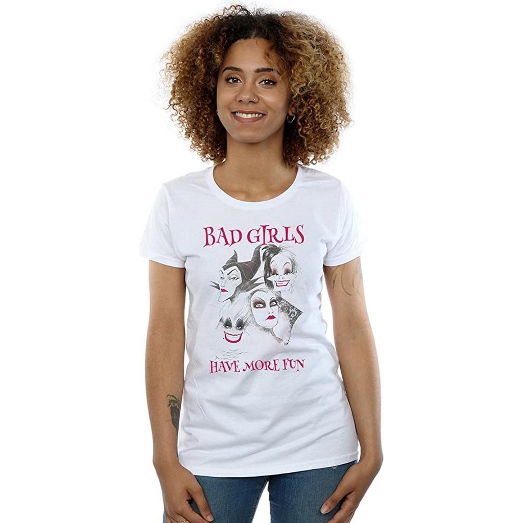 Disney Womens/Ladies Bad Girls Have More Fun Cotton T-Shirt