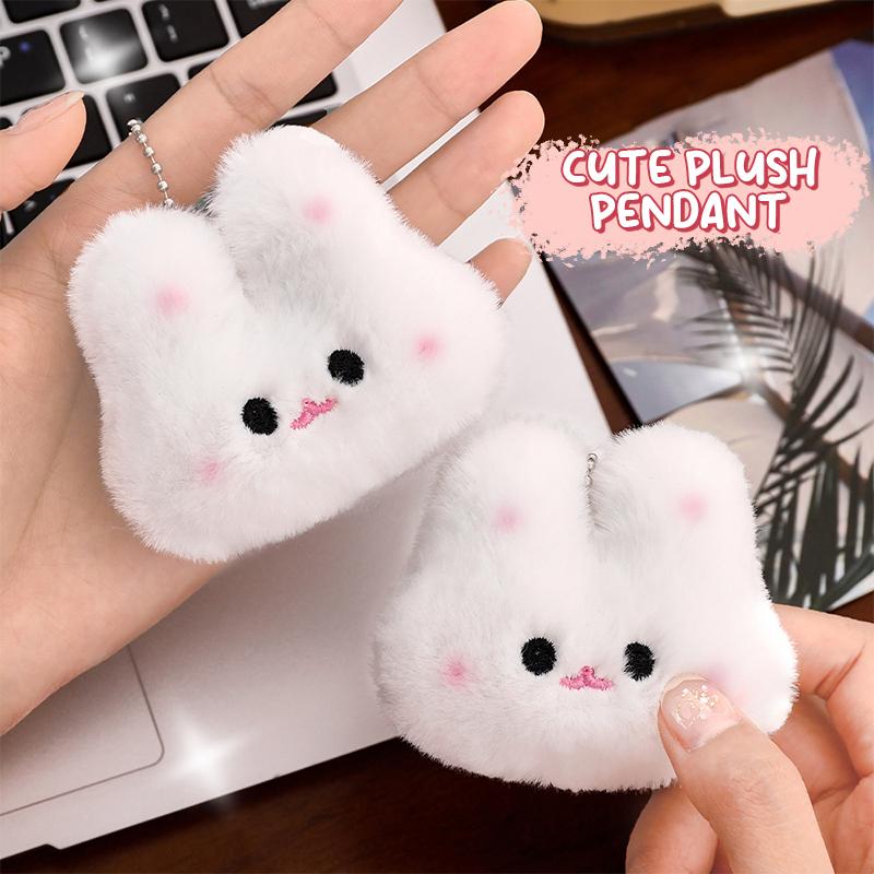 Мультяшный плюшевый кролик-румянец брелок кавайная милая кукла игрушка сумка кулон брелок брелок аксессуары для женщин пар подарок