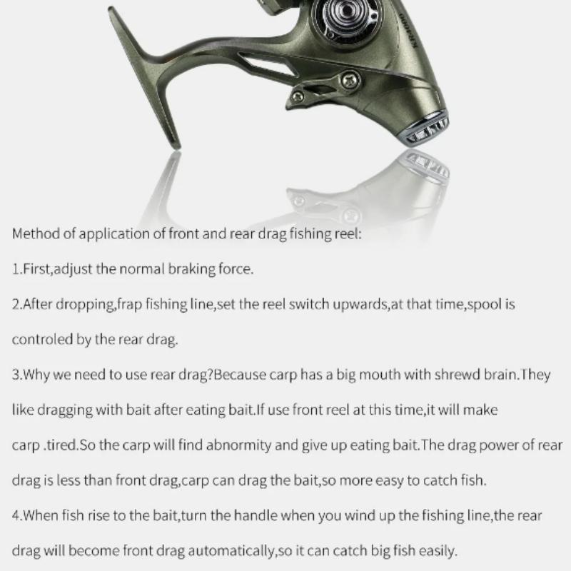 2024 New 20KG Towing Ahead/Post Double Brake Smooth Casting Reel High Speed Sea Bass Fishing Reel Gear Ratio 5.5:1 Left/Right Hand Fishing Gear