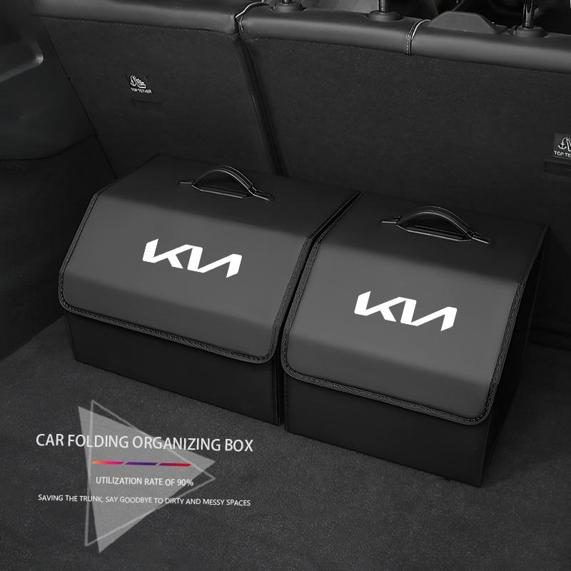 Многофункциональный органайзер для багажника автомобиля с логотипом KIA EV6 Sorento Niro Sportage Ceed Picanto Stinger Borrego tkjzm00