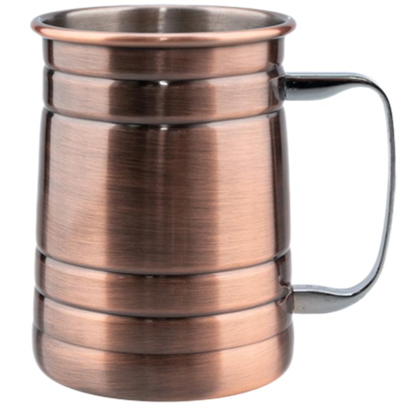 Новая медная кружка «Московский мул» 1/2 шт., прочные медные пивные кружки, кофейная кружка, молочная кружка, чашка из чистой меди