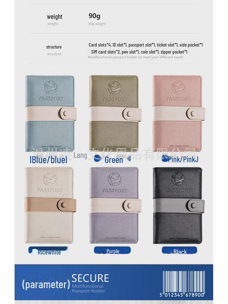 Кошелек для владельца паспорта и прав: Организатор трансграничных путешествий для мужчин и женщин