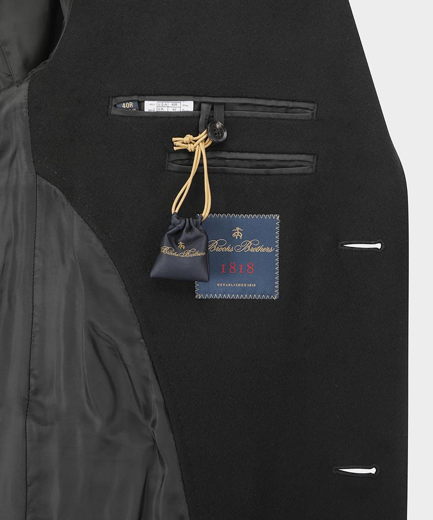 Brooks Brothers 1818 Storm System Top Coat (Black) (Bbcsmm5000Uef)