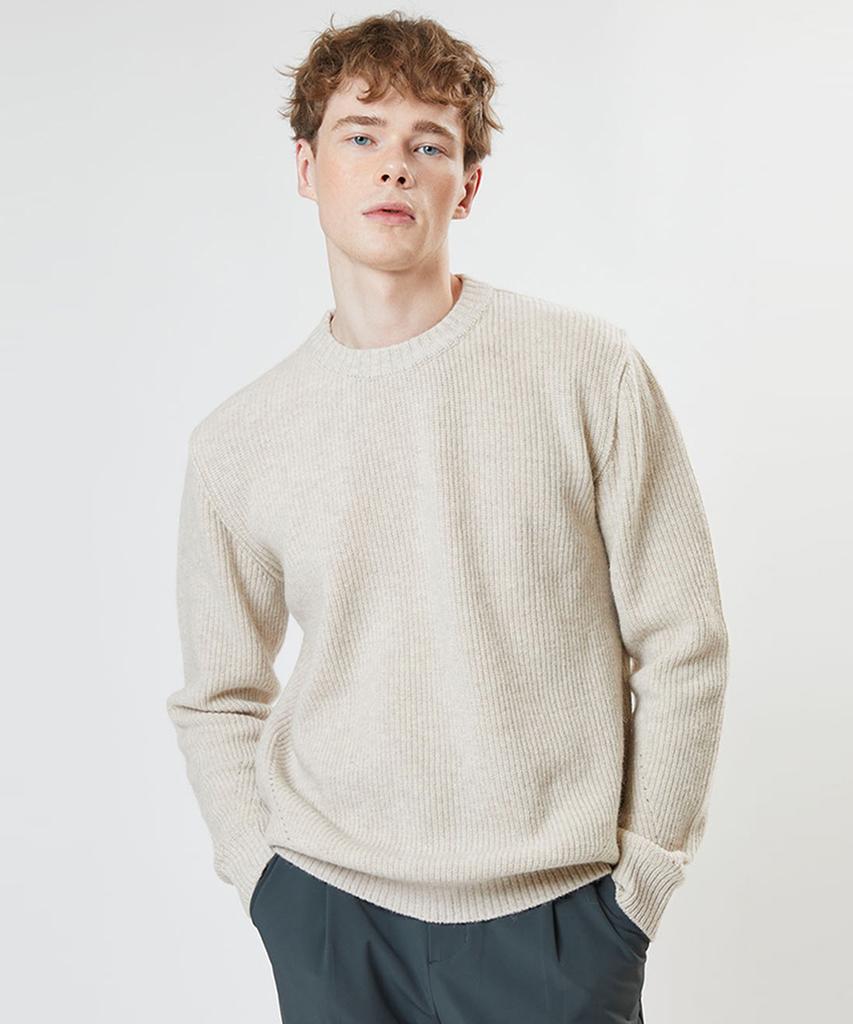 AVEN Baby Alpaca Wool Knit Light Beige