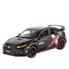 1/32 HONDA CIVIC TYPE-R Литые и Игрушечные Транспортные Средства Металлическая Модель Автомобиля Звук Свет Коллекция Автомобильные Игрушки для Детей Рождественский Подарок