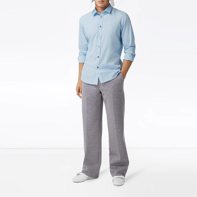 Burberry Shirt Men's Light Blue 80285571