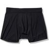 Endurance Boxer and Size S Men's Shorts, Moisture-Wicking, Quick-Drying, Antibacterial, Odor-Resistant, Black,