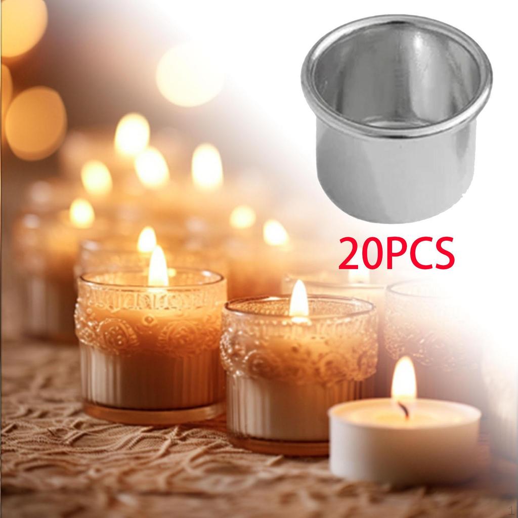 20 шт. Подсвечник металлический подсвечник настольный предотвращает капание воска держатель