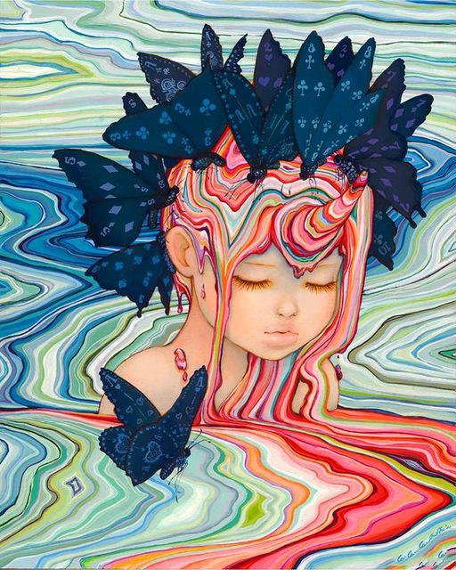 Embroidery Angel 5d Diy Diamond Full Round Diamond Painting Kids Cross Stitch Portrait Rhinestone Pictures Home Decor