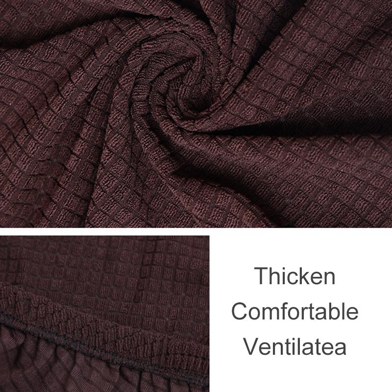 1 шт. Чехол на табурет Эластичный Квадратный Чехол на сиденье Съемный Однотонный Пылезащитный Чехол на стул Полиэстер Чехлы на табурет