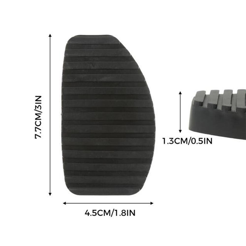 2Pcs Car Brake Clutch Foot Pedal Pad Rubber Cover For Peugeot 3008 T8 2009-2016