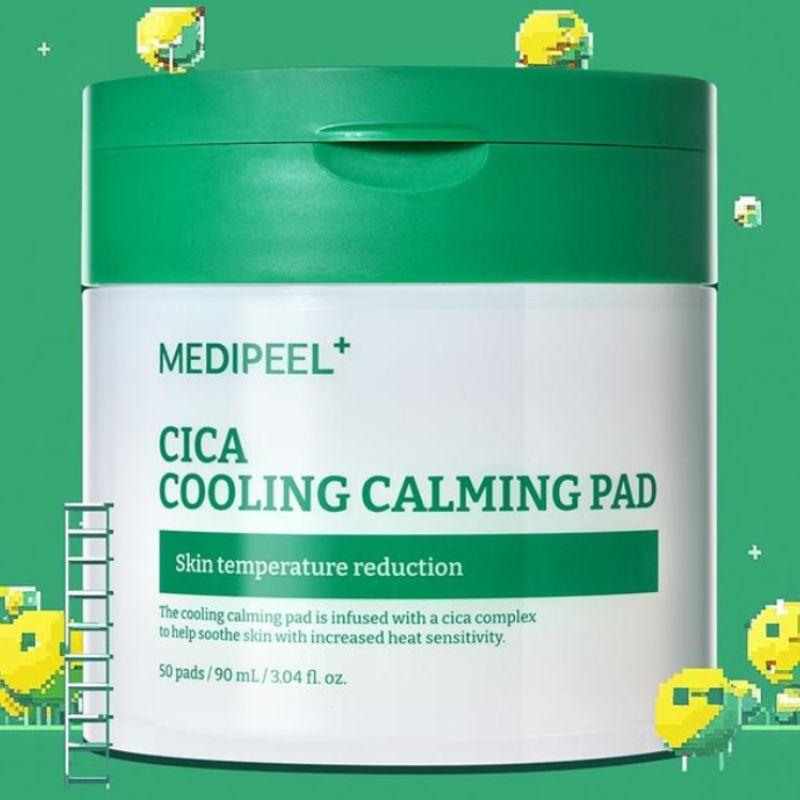 MEDI-PEEL Cica Охлаждающие успокаивающие диски 2.0 Успокаивающие и увлажняющие тонизирующие диски 50 шт. / 120 мл