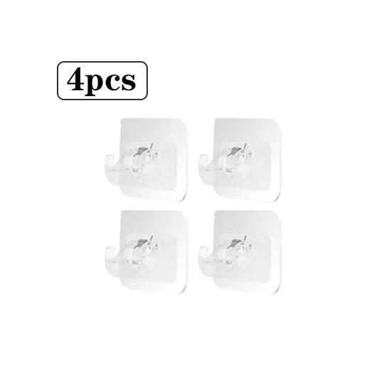 2/4/6 шт. кронштейн для карниза без дрели, самоклеящийся держатель для карниза, крючки, регулируемый крючок для карниза без гвоздей, аксессуар для дома