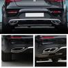 Top Quality For Mercedes Benz GLC A B C EClass W205 Coupe W213 W176 W246 2016-17 Car Accessory AMG Exhaust Cover Trim 304