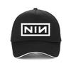 Летний Модный Козырек Для Мужчин Женщин Бейсболки Принт Nine Inch Nails Рок-группа Шляпа Унисекс Кость Регулируемая Snapback Кепки Gorras