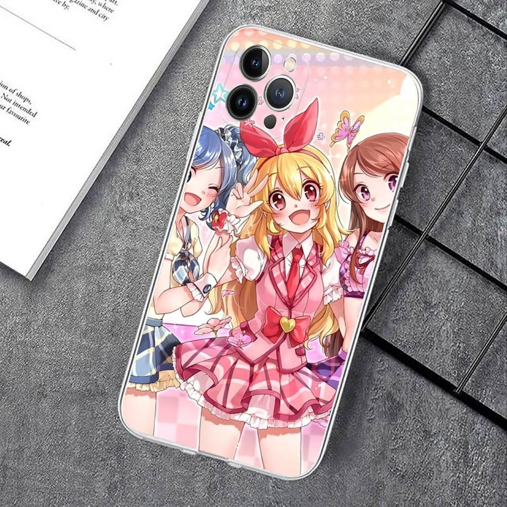 Аниме A-aikatsu Чехол для телефона Для IPhone 16 15 14 11 12 13 Mini Pro XS Max Чехол 6 7 8 Plus X Funda Shell