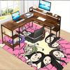TWICE Polyester Carpet, Soft Indoor Mat for Office Chair, Living Room, Computer Desk - Decorative Home Office Rug Design