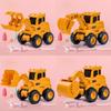 Childrens Inertia Pressing Construction Truck Toy Set For Boys And Girls Ages 3 To 6