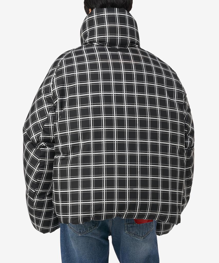 Marni Oversized Check Down Jacket - Black / Pimu0030Y0Utn909Bcn99