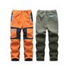 Fashion Waterproof Boy Girl Kids Pants Warm Trousers Sporty Climbing Leggings Children Patchwork Soft Shell Outfits Autumn