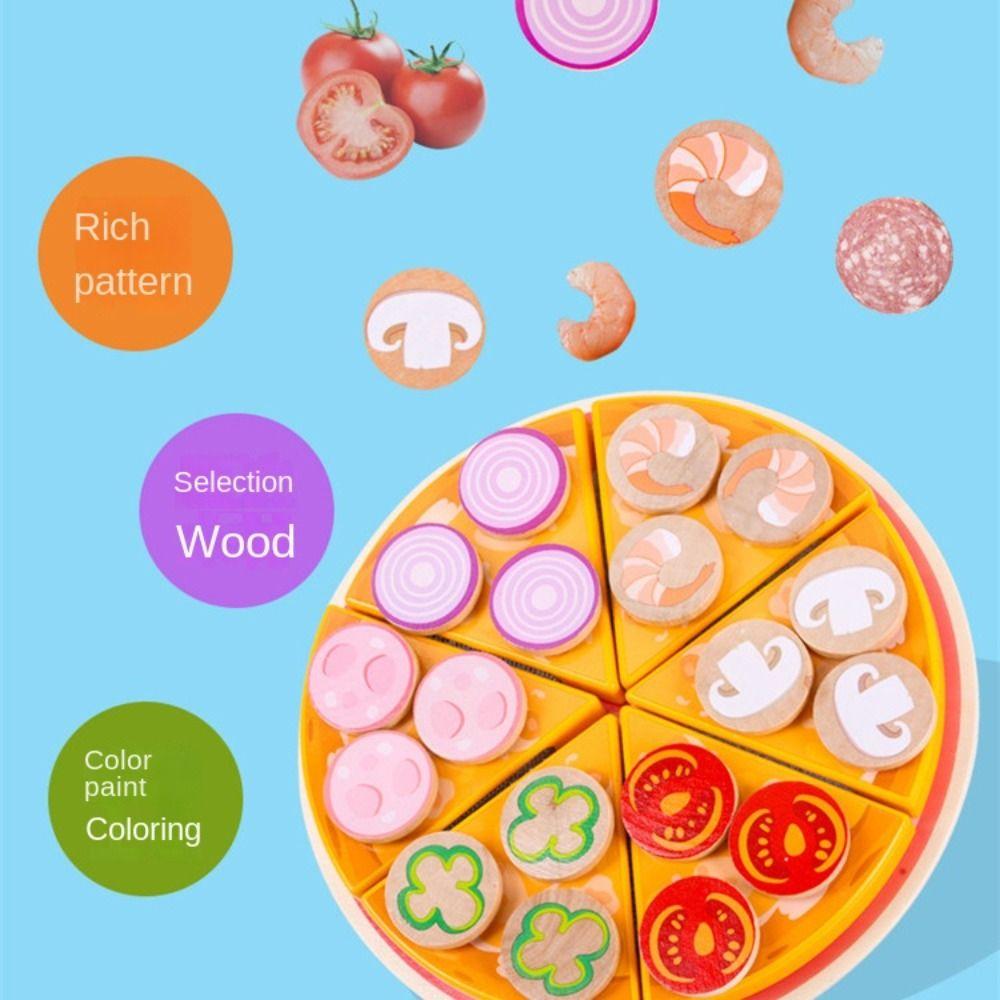 Simulation Dramatic Food Pizza Toys Interactive Cookie Play Food Set  Play Food Set