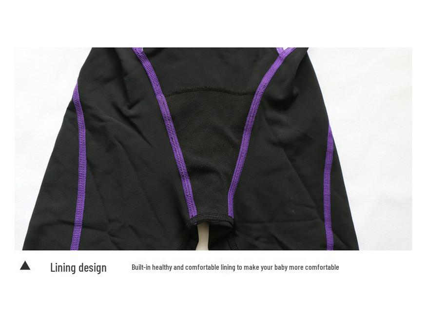 Милый слитный купальник для девочек для тренировок по плаванию