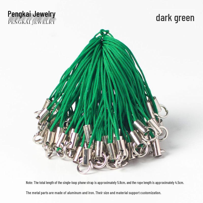 Красочный шнурок для украшений своими руками: Металлическая трубка Однопетлевой телефонный шнур с кольцевой пряжкой