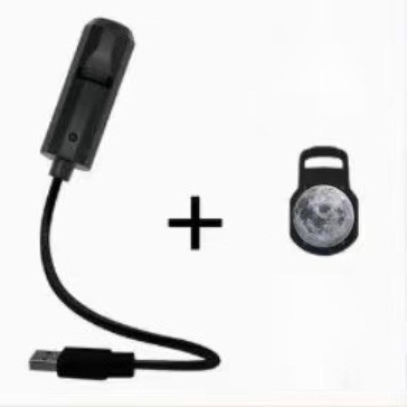 Светодиодная USB-лампа-проектор Луны Сменная проекционная лампа Земли Созвездия Настенная лампа для спальни Романтическая атмосфера Планета Ночник