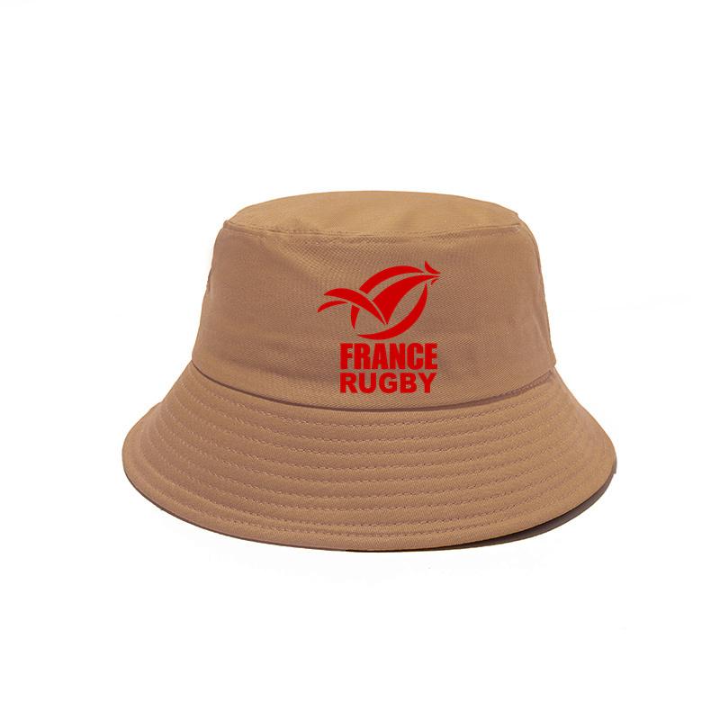France Rugby Bucket Hat Cap Unisex Women Unisex Panama Cap Outdoor Summer Adjustable France Rugby Bob Caps MZ
