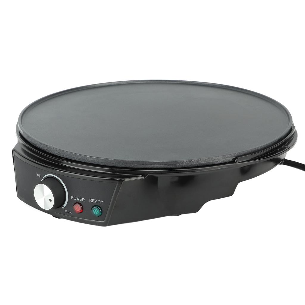 900W Electric Crepe Maker Griddle 30cm Nonstick Grill Pan Adjustable Temperature Control With Tools