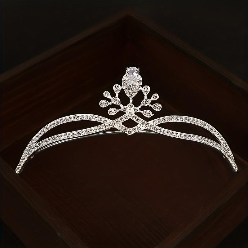 Невеста Свадебная тиара в стиле барокко на день рождения корона из сплава со стразами повязка на голову корона праздничный аксессуар для волос для выступлений