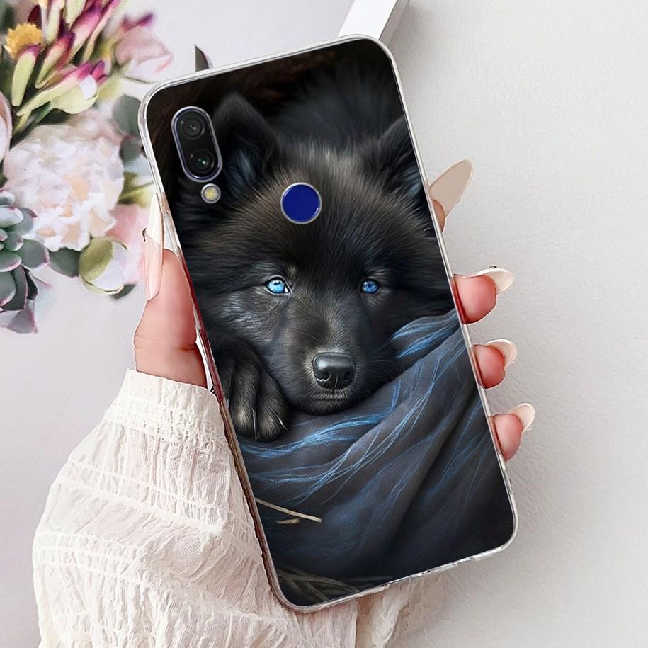 Для чехла Xiaomi Redmi 7 7A Чехол Роскошный Расписной Мягкий Прозрачный Силикон ТПУ Ударопрочный Чехол Для Xiaomi Redmi Note 7 Pro Note7 Coque