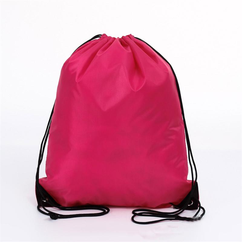Portable Sports Bag Drawstring Belt Riding Backpack Gym Shoes Bag Storage Bag