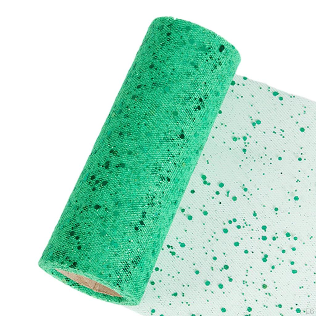 Блестящая тюлевая сетчатая лента, 10 ярдов, универсальная модная портативная ткань с блестками для подарочной коробки