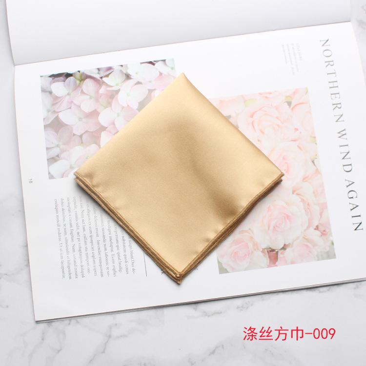 Полотенце для кармана мужского костюма в британском стиле, однотонное, глянцевое, для делового банкетного платья, квадратное полотенце, карманное полотенце