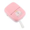 Карманный термопринтер Мини HD Bluetooth Бесчернильный карманный принтер для телефона для студентов Розовый