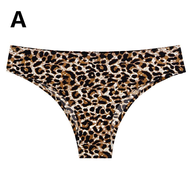 Women's Underwear Animal Print Sexy Seamless Panties Leopard Thong Briefs Ladies Knickers